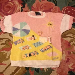Beach People 3D Sweater